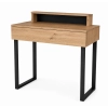 Toaletka / konsola "VOGA PLUS" dąb artisan 90cm, czarne U